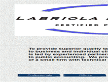 Tablet Screenshot of labriolacpa.com